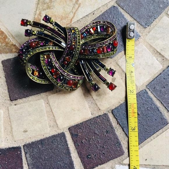 Heidi Daus Signature Swarovski Genuine Bow Pin - Picture 6 of 8